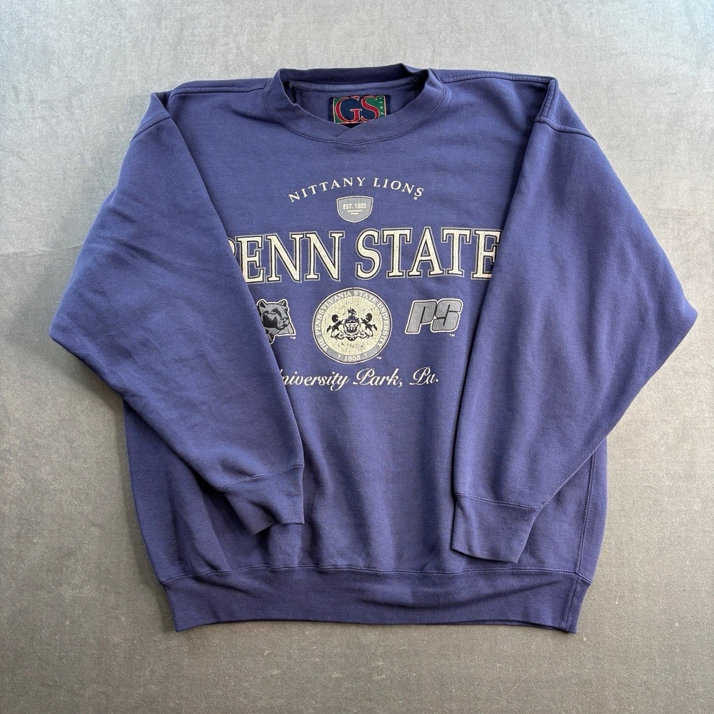 Penn State Nittany Lions Crewneck Sweatshirt Men's XL Blue